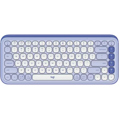 Logitech POP Icon Keys Compact Wireless Keyboard - Lilac