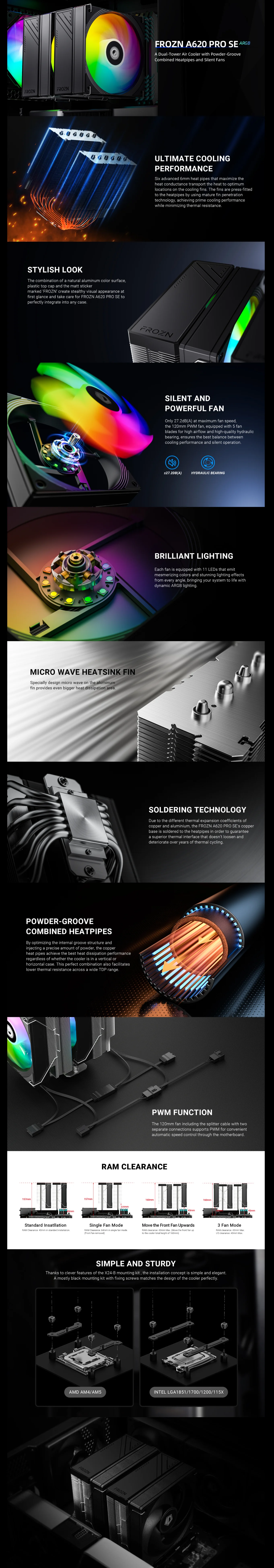 Id cooling frozn a620 pro se argb 7