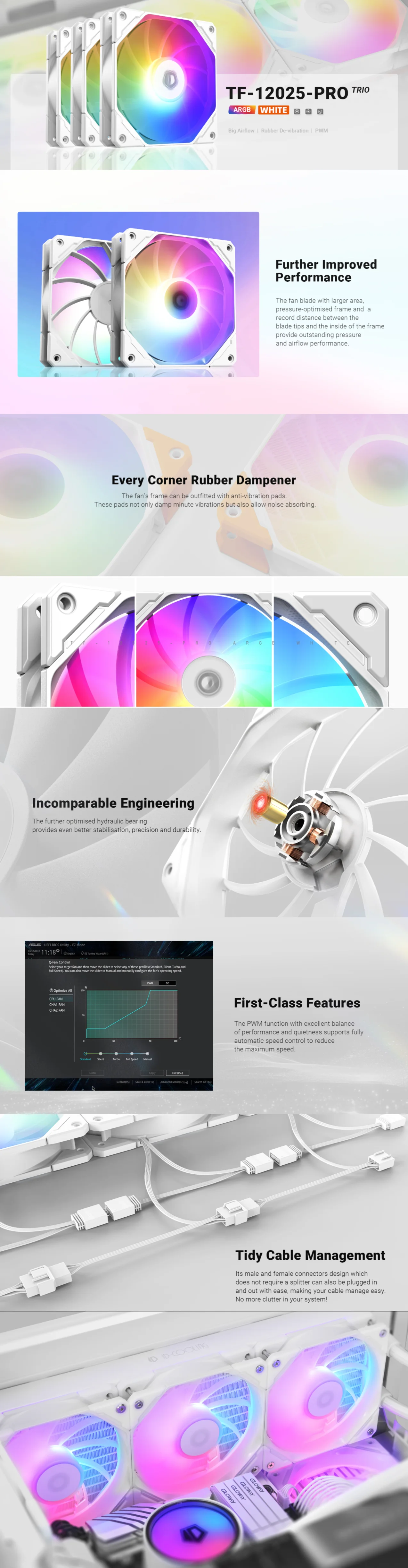 Id cooling tf 12025 pro argb trio 5