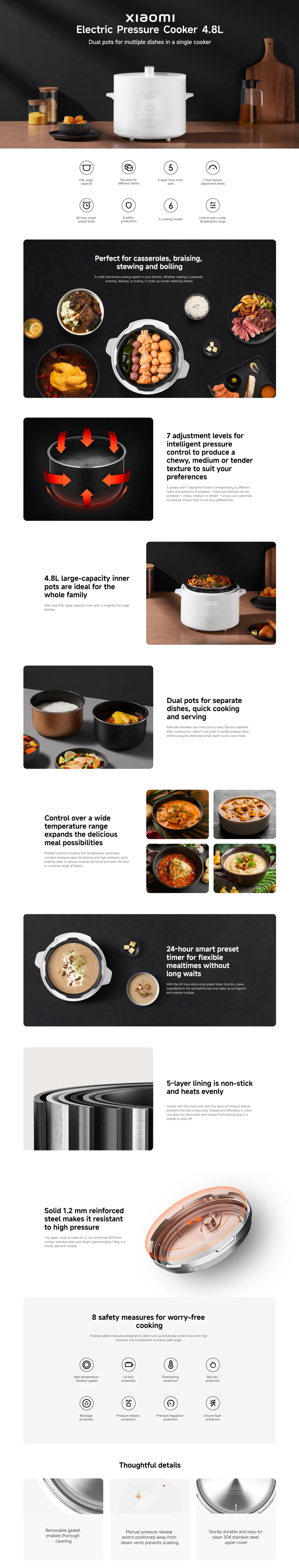 Xiaomi electric pressure cooker 3