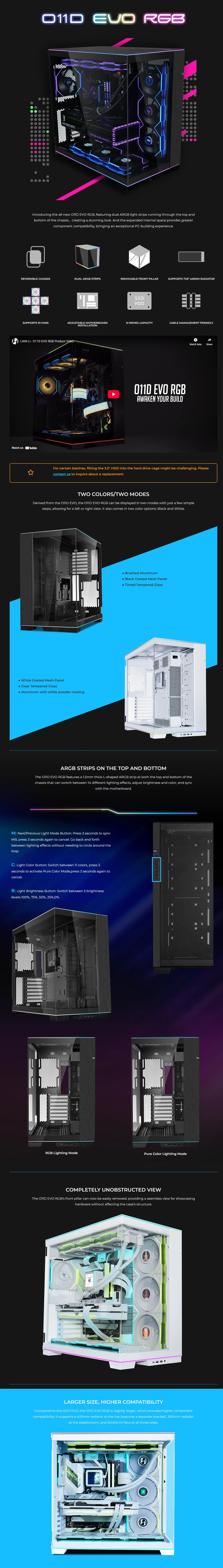 Lian Li O11D EVO RGB Lianli