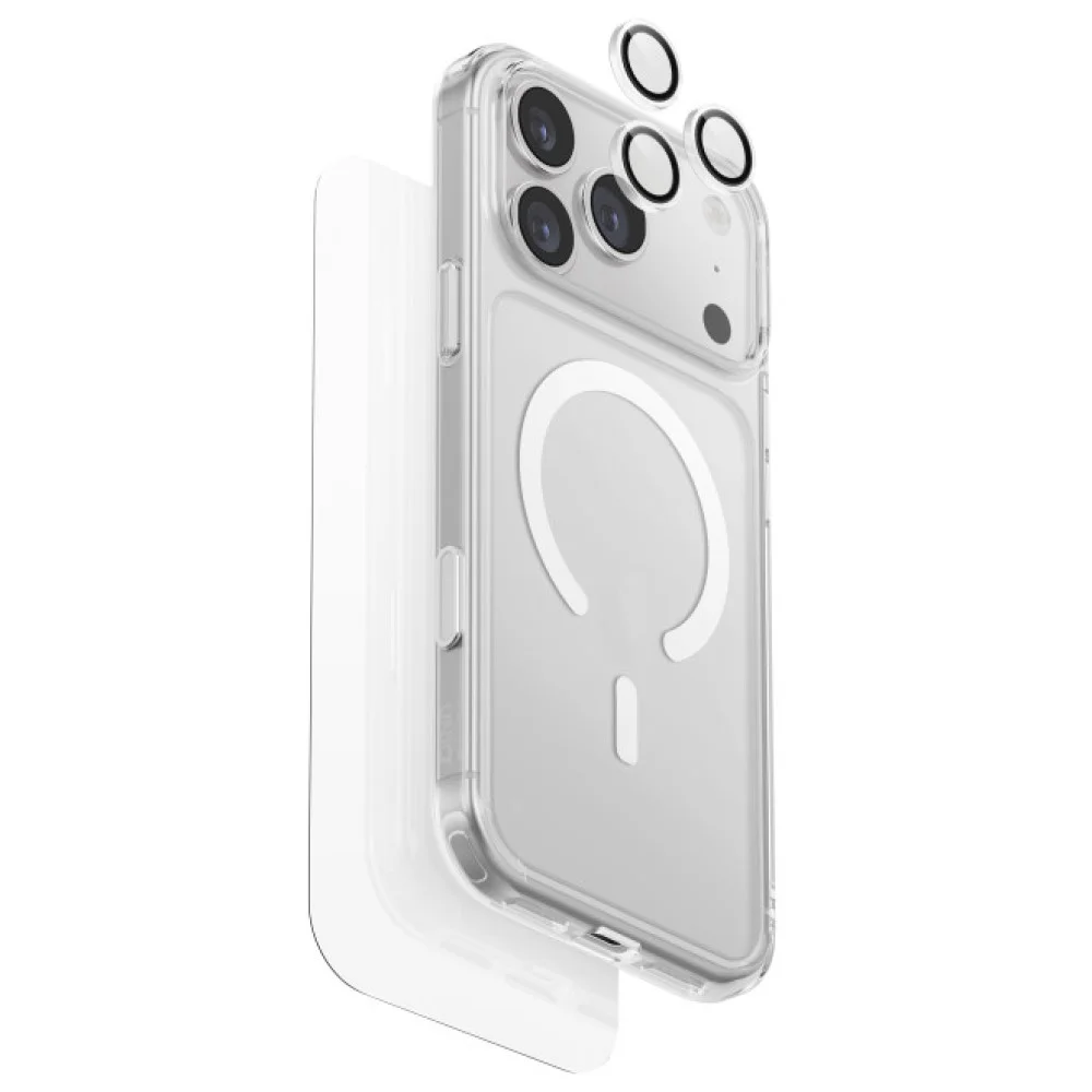 Uniq 3 in 1 clearvue 360 essential bundle pack for iphone 17