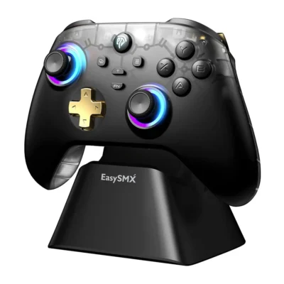 EasySMX® D05 Multiplatform Gaming Controller with Charging Dock, Hall Effect Joysticks and Triggers
