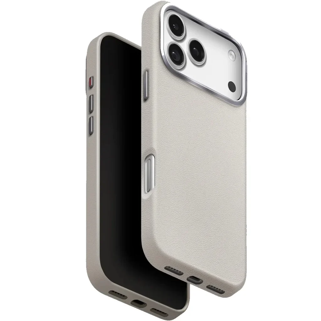UNIQ Lyden Premium Leatherette Case with MagSafe for iPhone 17 Pro - Clay
