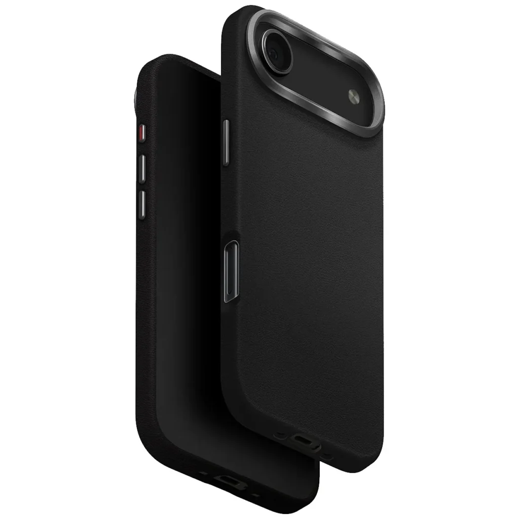 UNIQ Lyden Premium Leatherette Case with MagSafe for iPhone Air - Dallas Black
