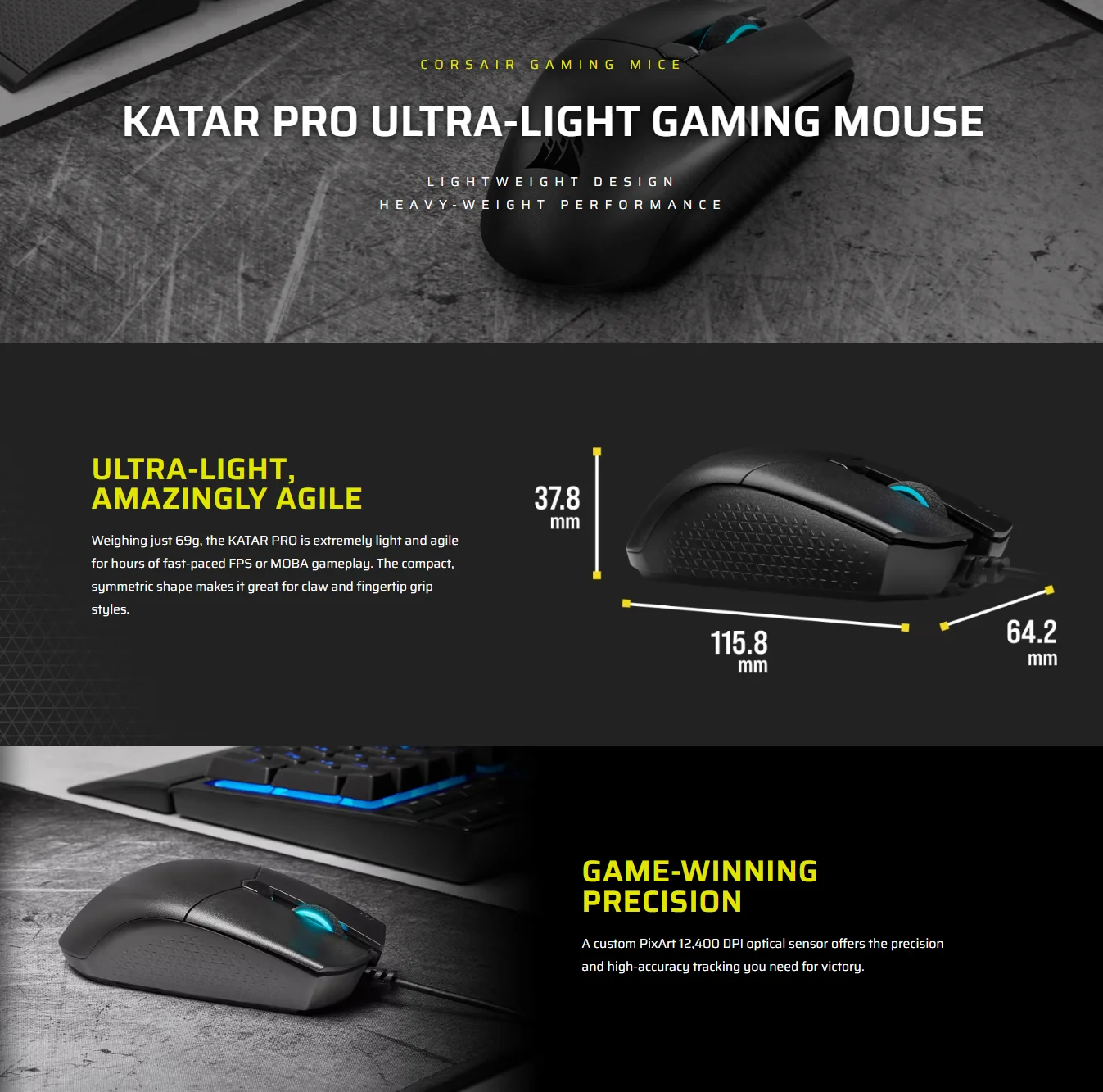Corsair KATAR PRO Corsair KATAR PRO