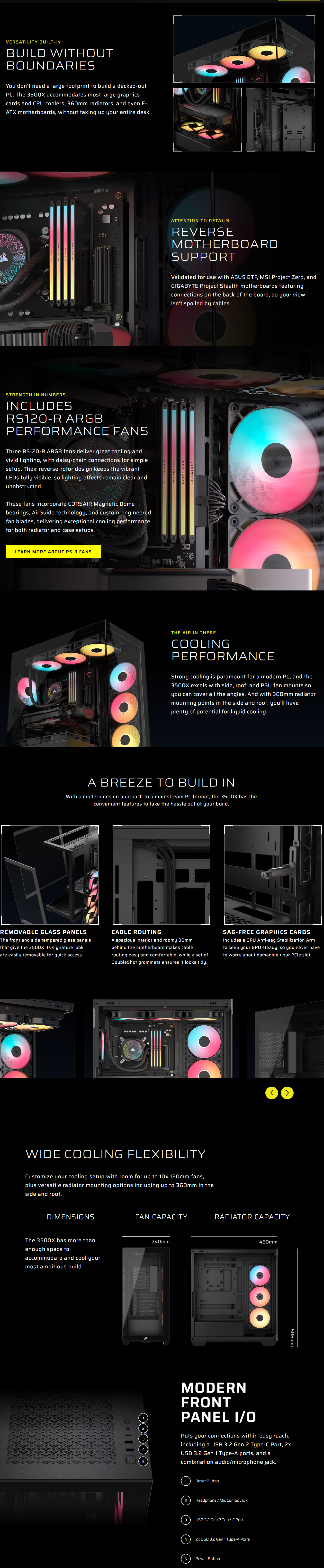 Corsair 3500X RS-R Corsair 3500X RS-R