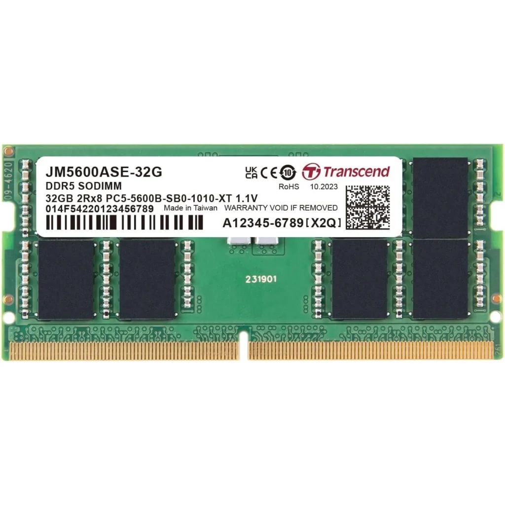 Transcend JetRAM 32GB 5600MHz Laptop Memory Price in Pakistan