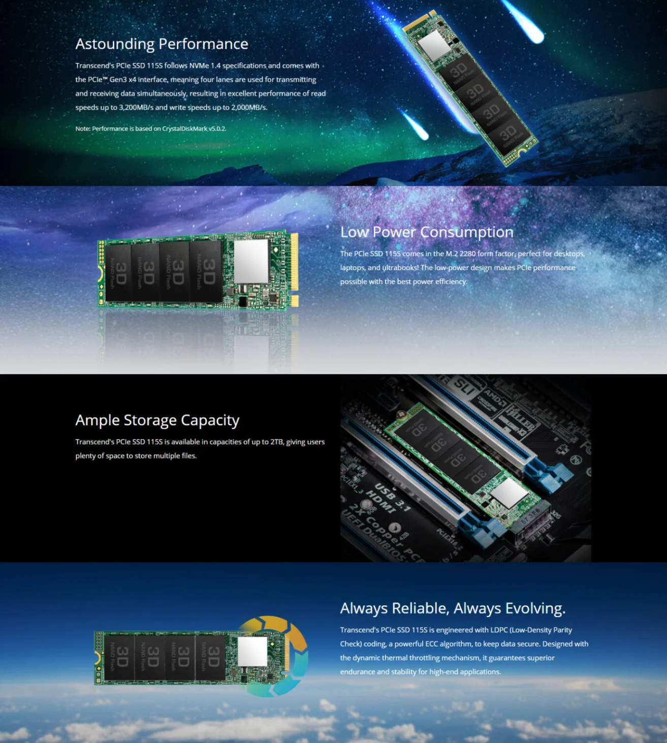 Transcend MTE115S 500GB