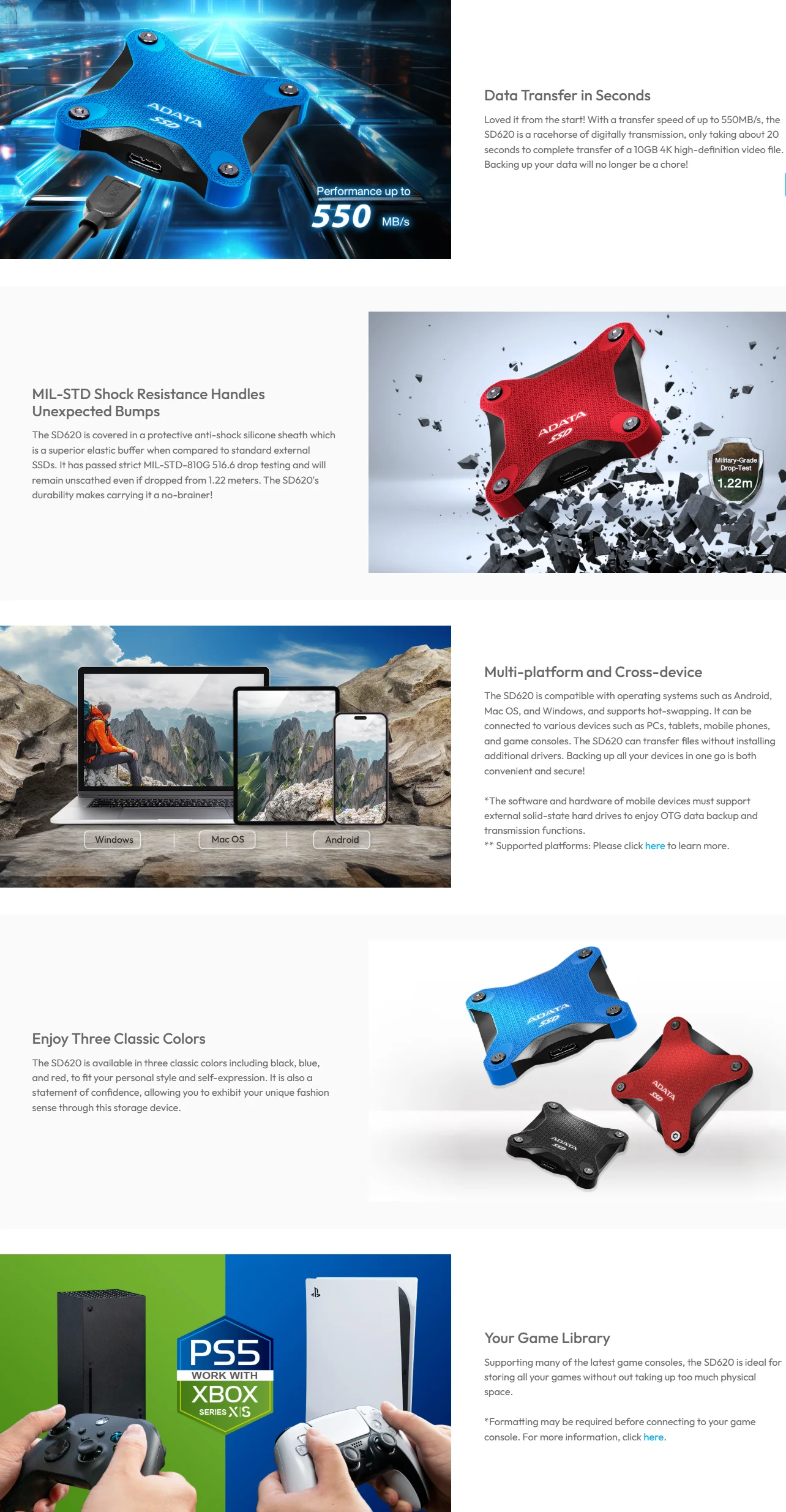 Adata SD620 1TB Adata SD620 1TB