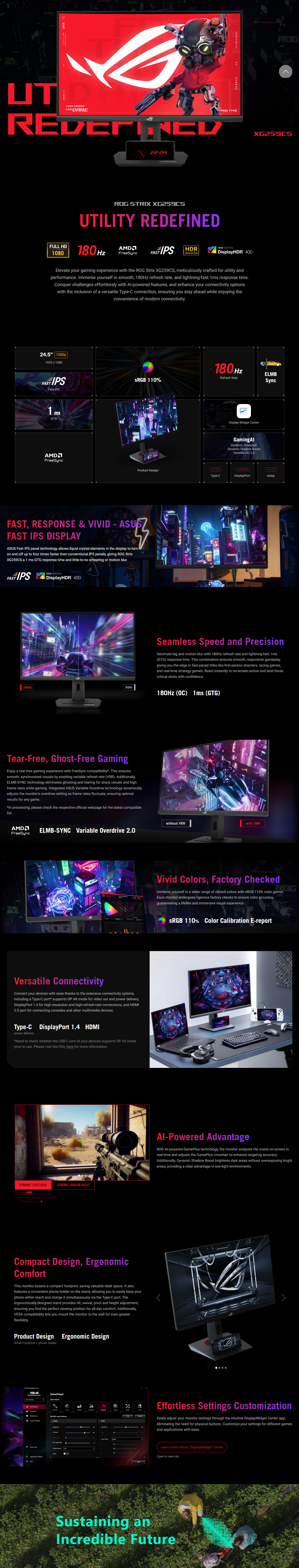 ASUS ROG Strix XG259CS ASUS ROG Strix XG259CS