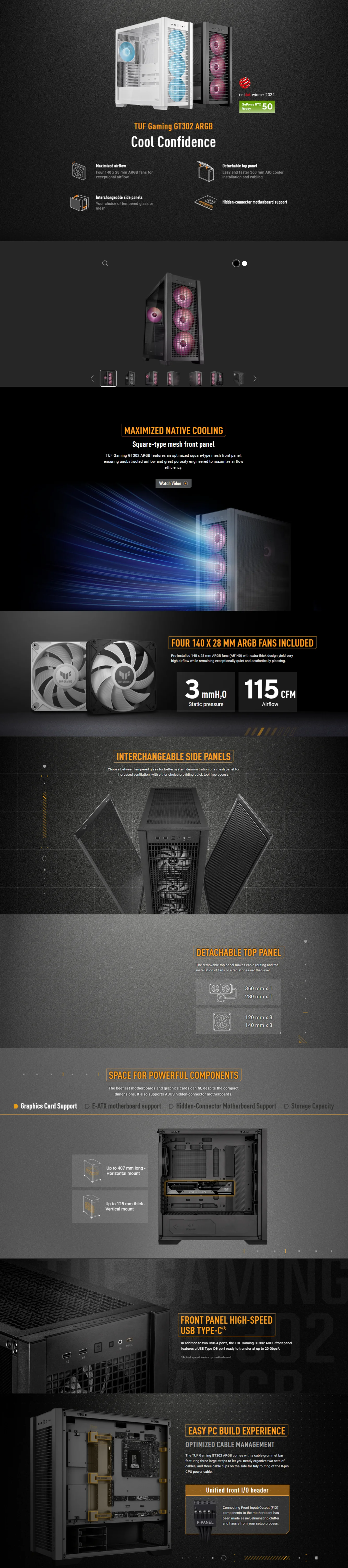 ASUS TUF Gaming GT302 ARGB ASUS TUF Gaming GT302 ARGB