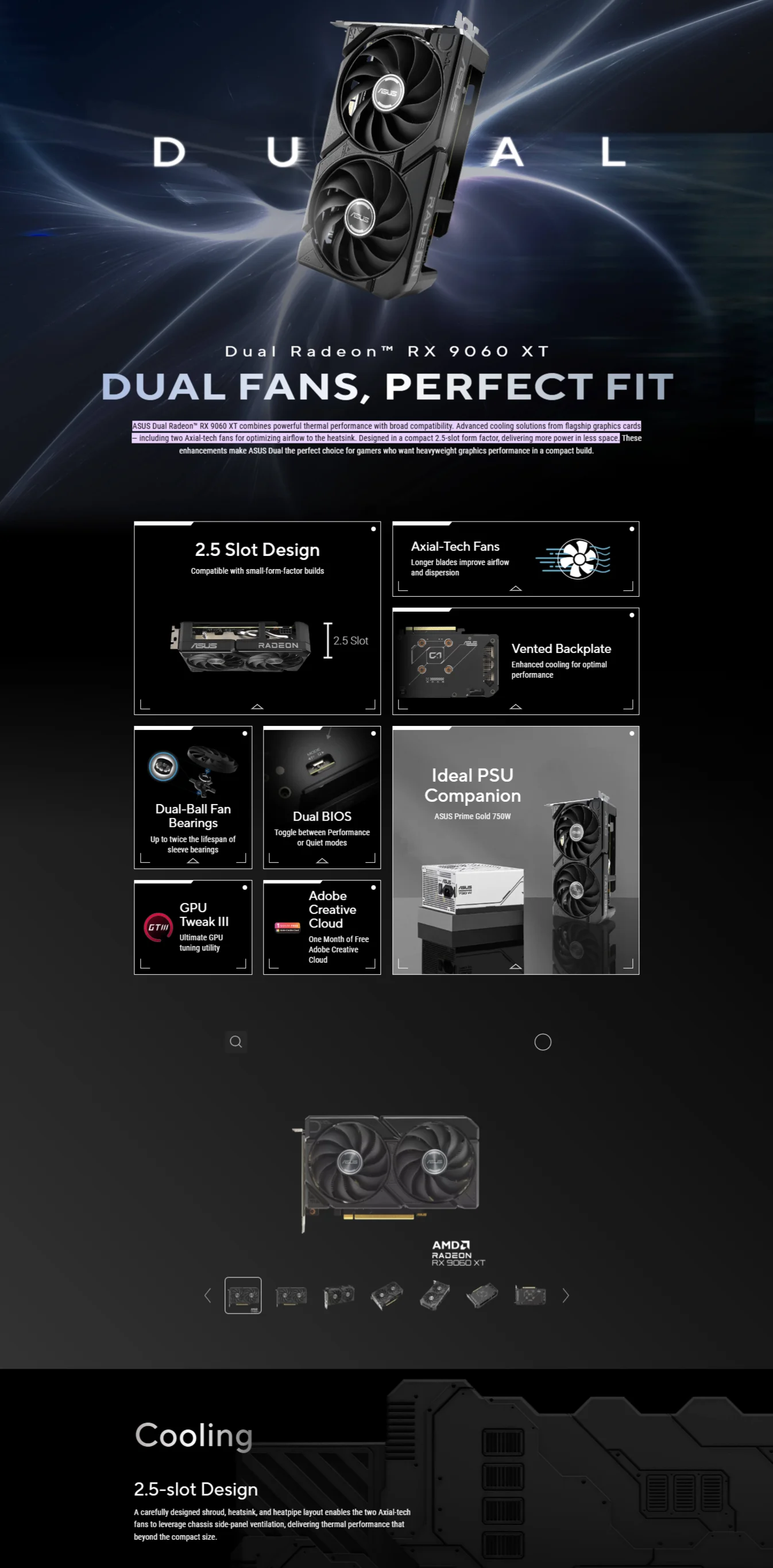 ASUS Dual Radeon RX 9060 XT