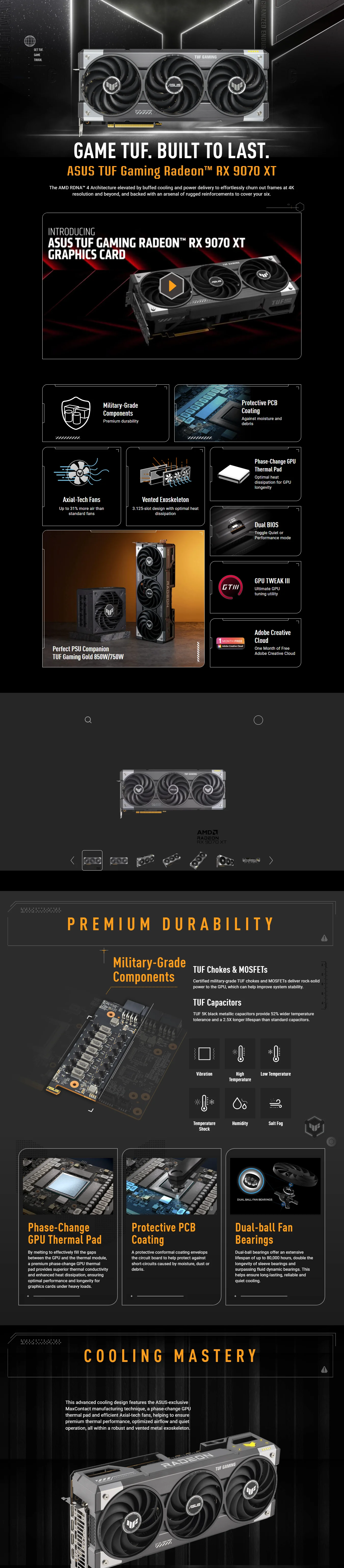 ASUS TUF Gaming Radeon RX 9070 XT ASUS TUF Gaming Radeon RX 9070 XT