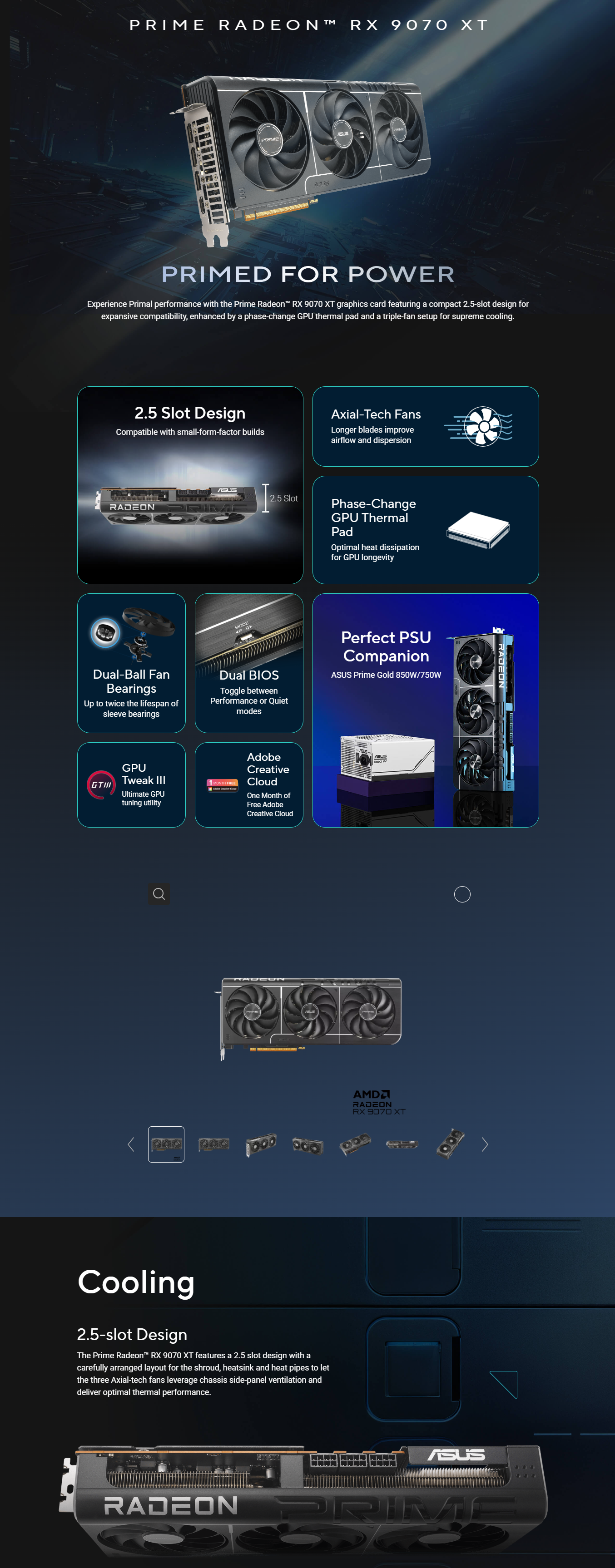 ASUS PRIME Radeon RX 9070 XT