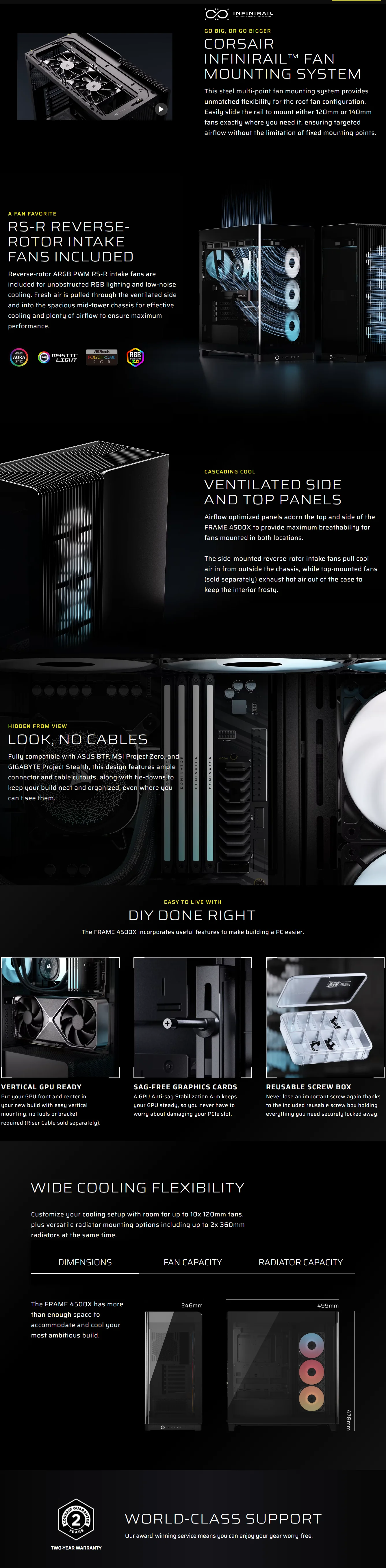 Corsair Frame 4500X RS-R ARGB