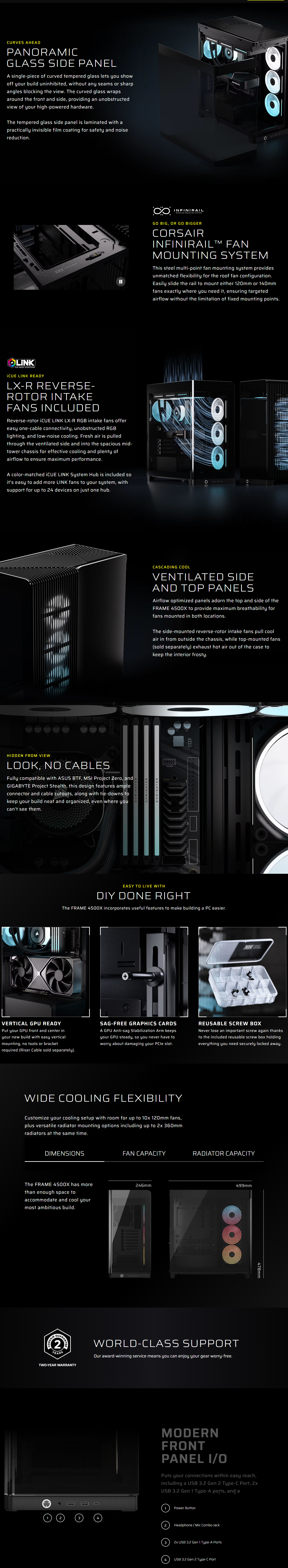 Corsair FRAME 4500X LX-R RGB