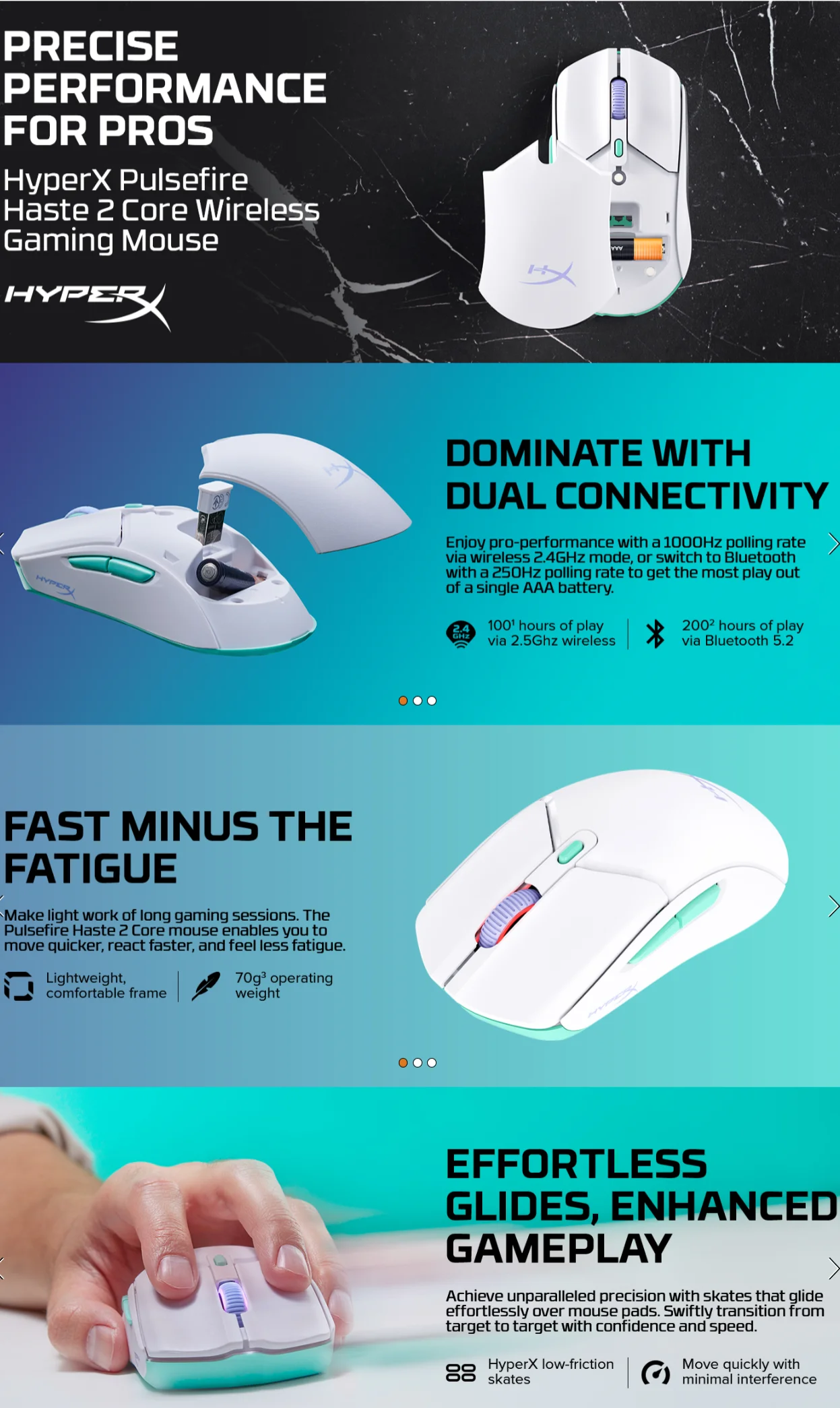 HyperX Pulsefire Haste 2 Core