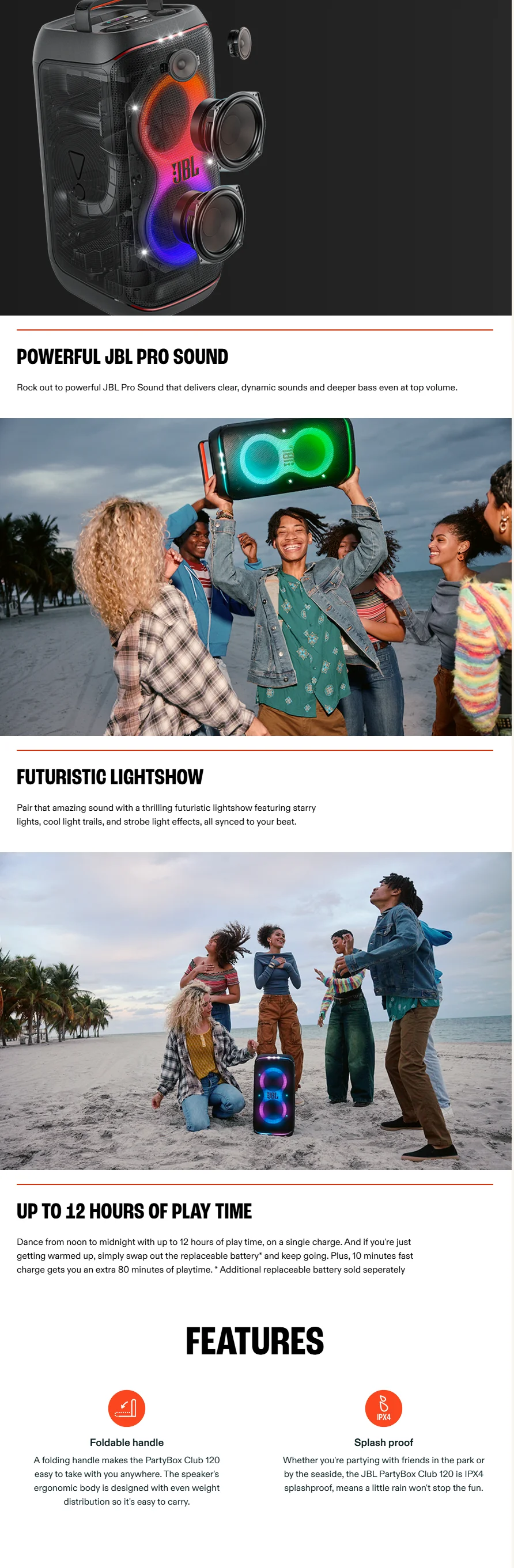 JBL PartyBox Club 120