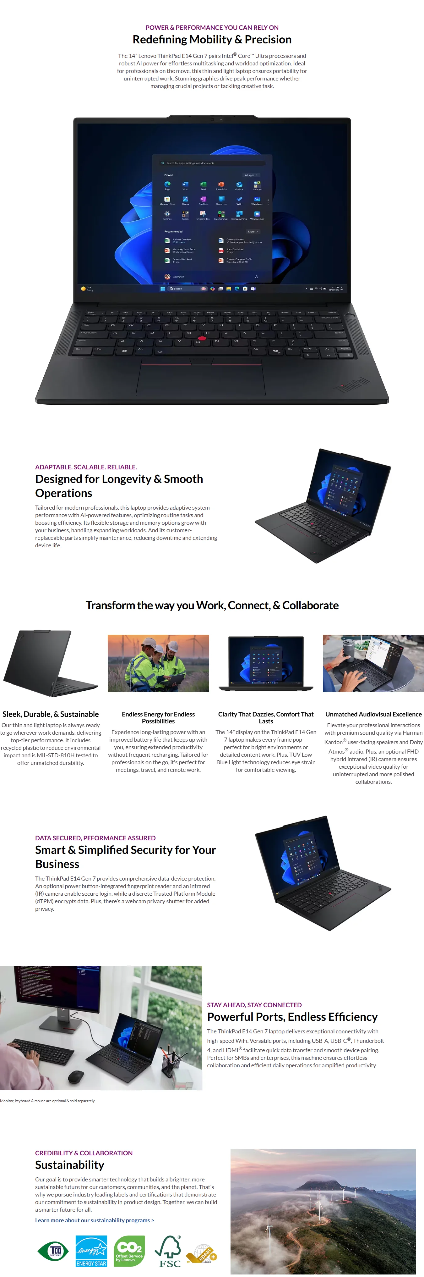Lenovo ThinkPad E14 Gen 7 Lenovo ThinkPad E14 Gen 7