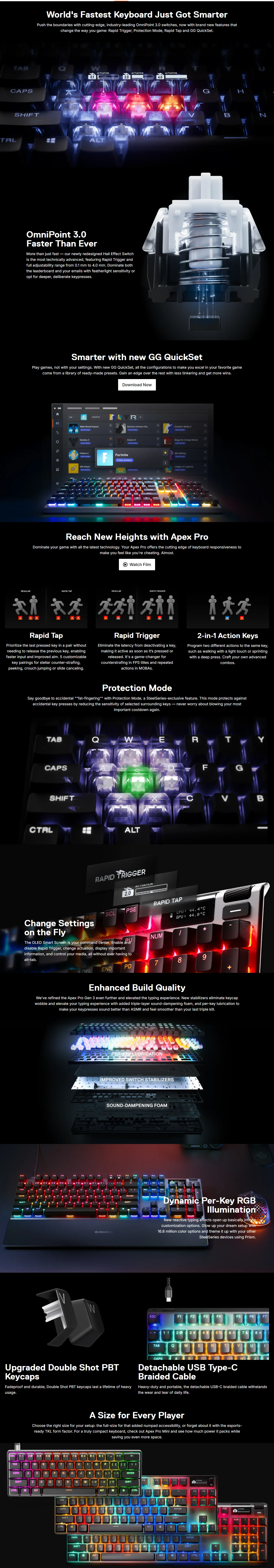 SteelSeries Apex Pro Gen 3 SteelSeries Apex Pro Gen 3