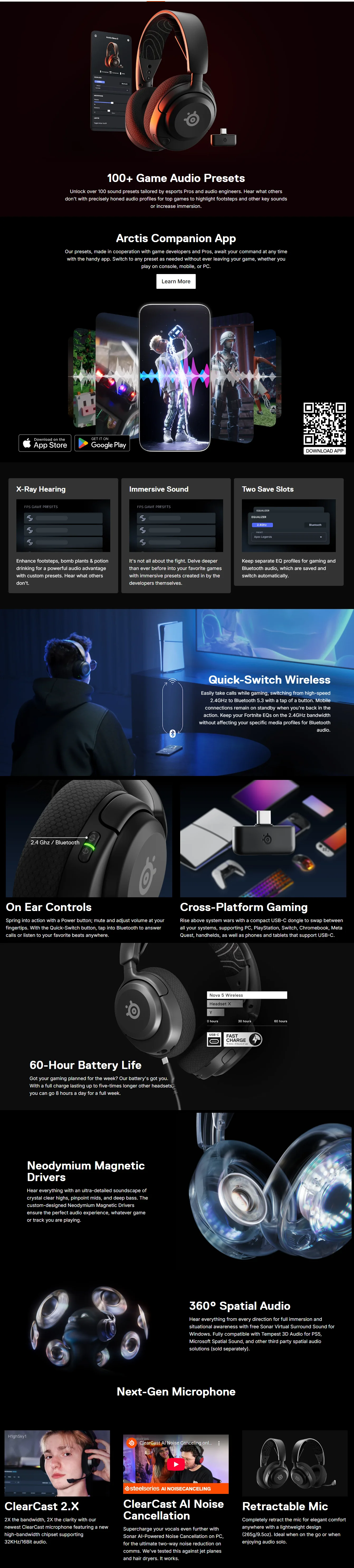 SteelSeries Arctis Nova 5 SteelSeries Arctis Nova 5