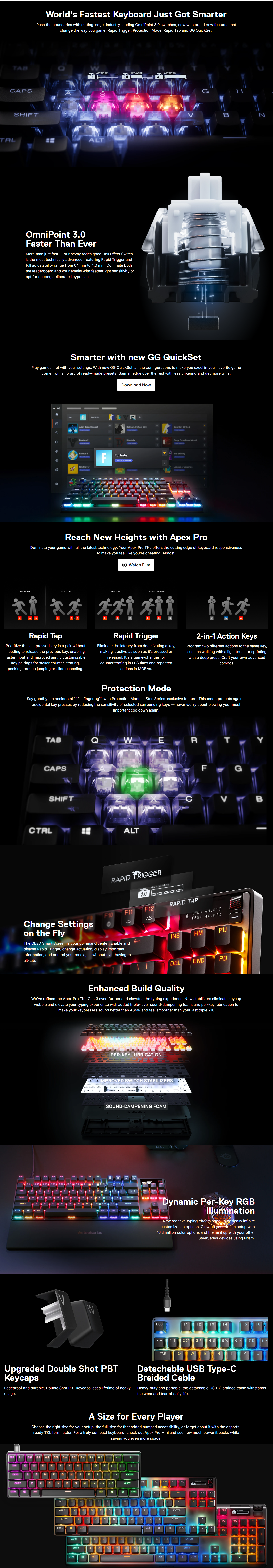 SteelSeries Apex Pro TKL Gen 3