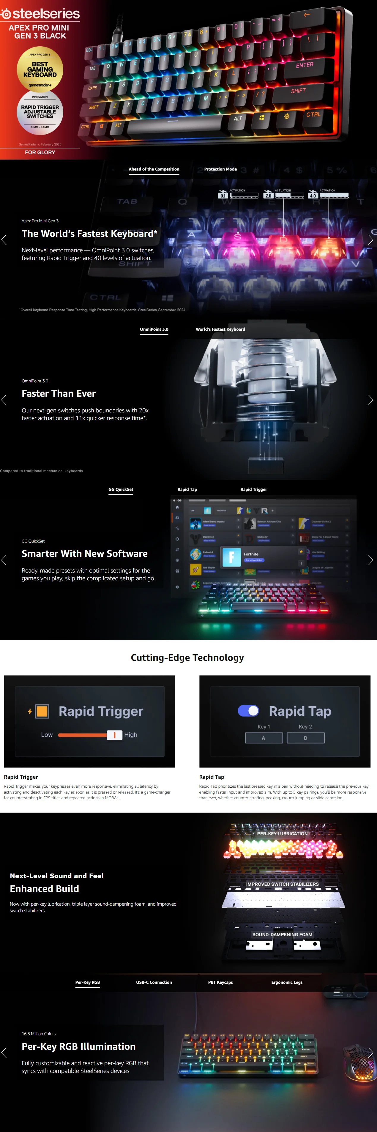 SteelSeries Apex Pro Mini Gen 3 SteelSeries Apex Pro Mini Gen 3