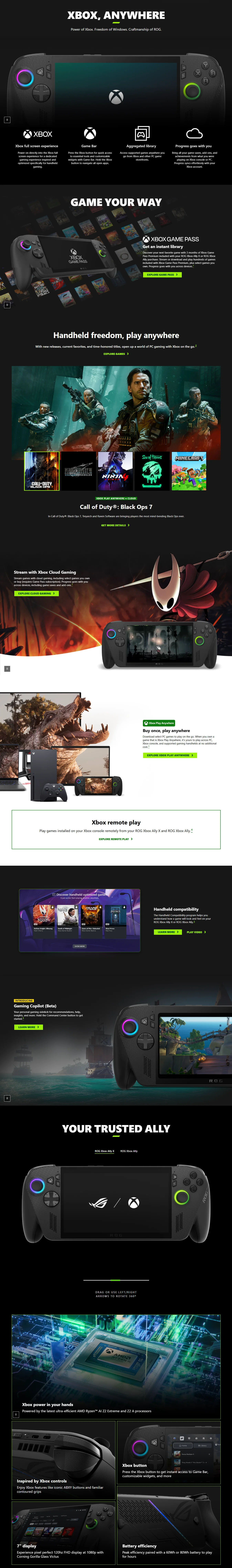 ASUS ROG Xbox Ally ASUS ROG Xbox Ally