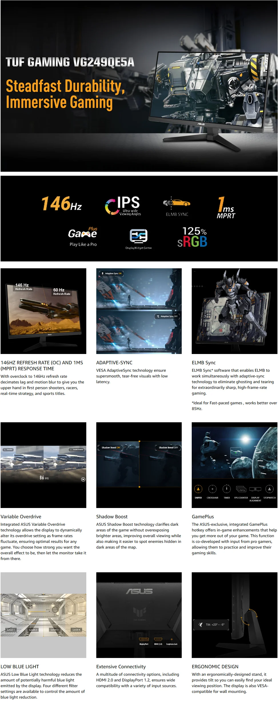 ASUS TUF Gaming VG249QE5A