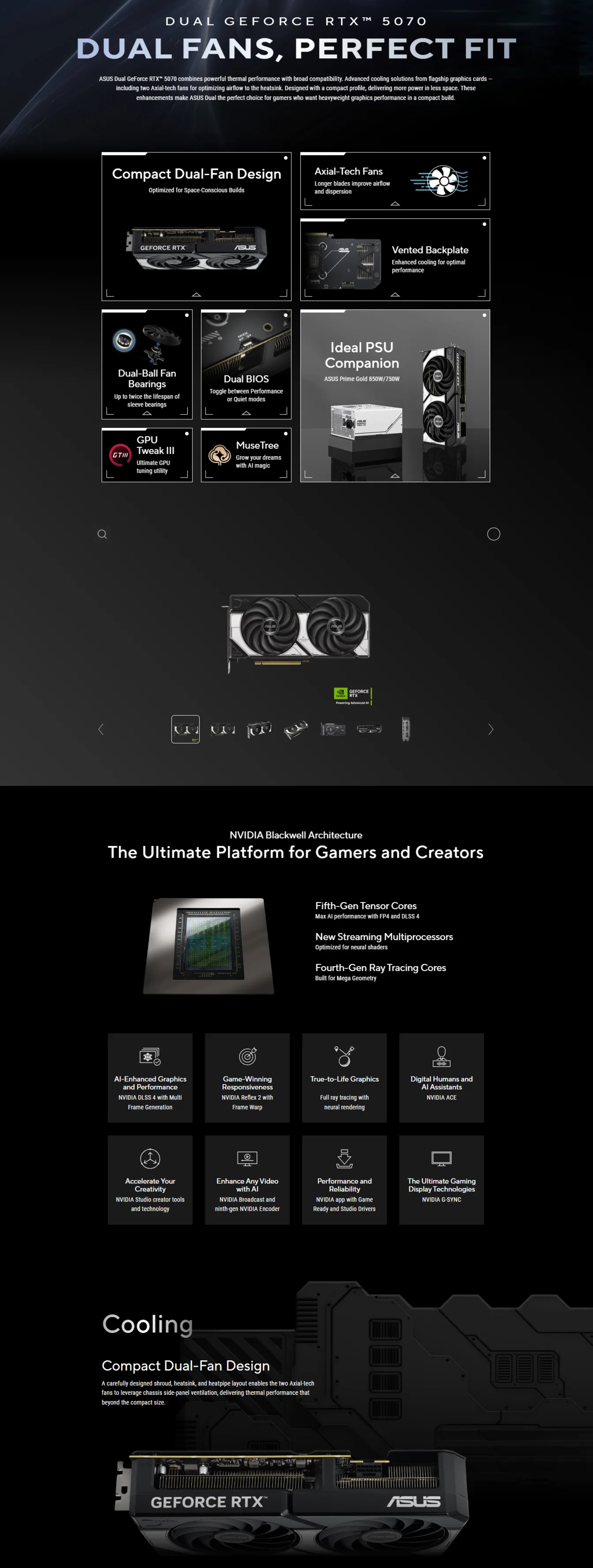 ASUS Dual GeForce RTX 5070 ASUS Dual GeForce RTX 5070