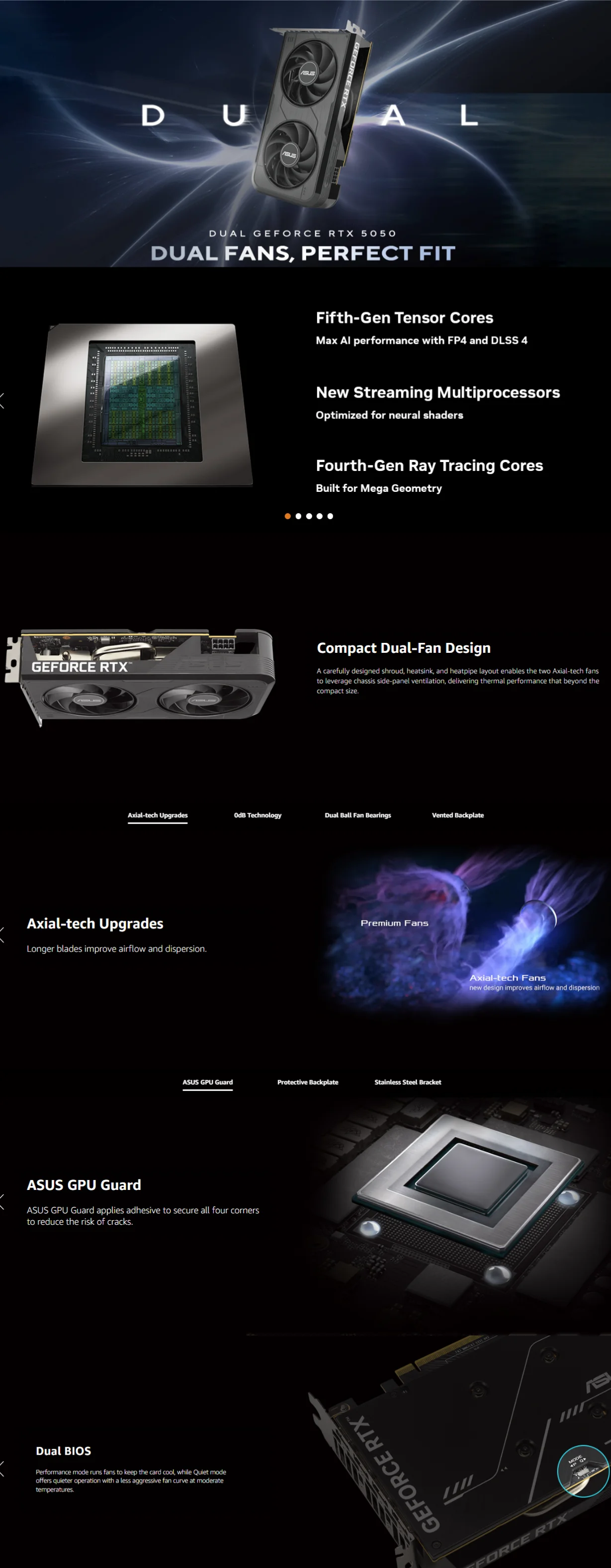 ASUS Dual GeForce RTX 5050 ASUS Dual GeForce RTX 5050