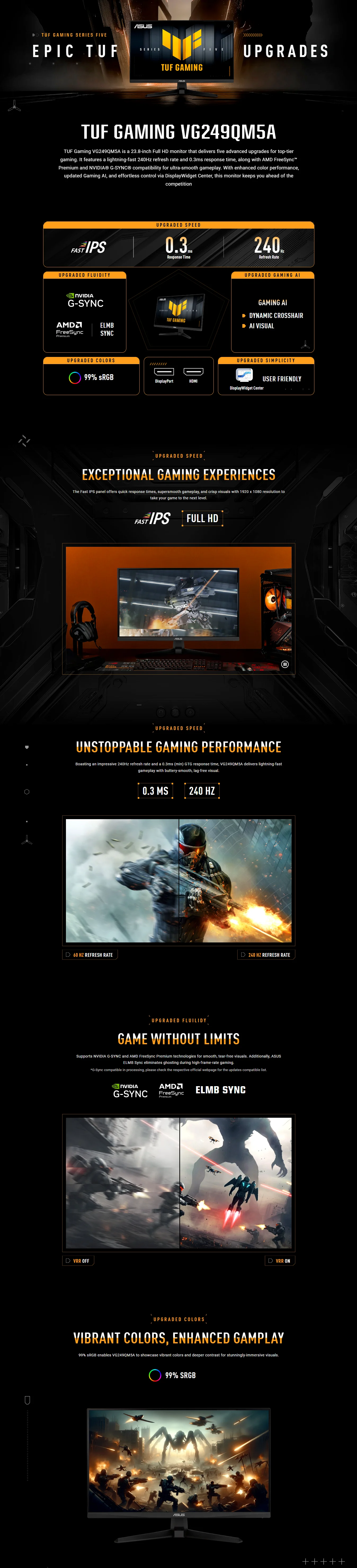 ASUS TUF Gaming VG249QM5A