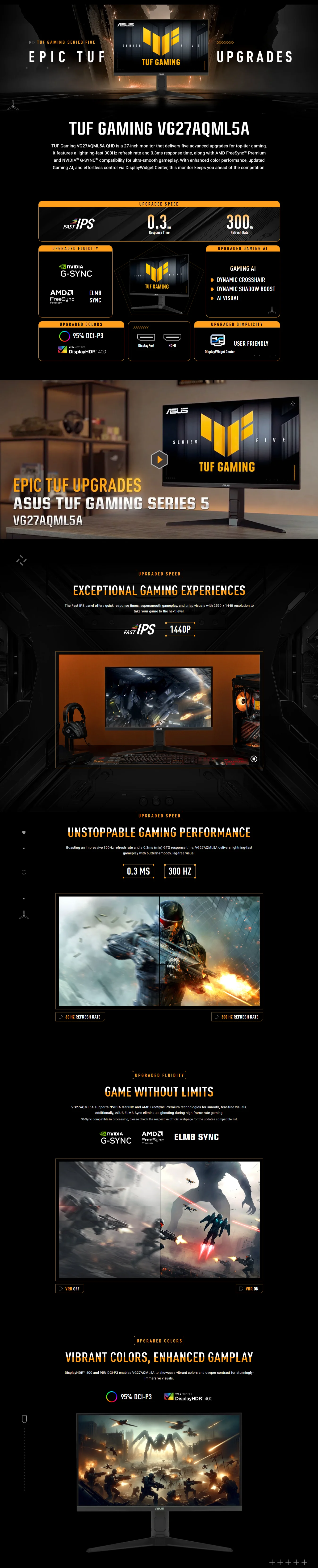 ASUS TUF Gaming VG27AQML5A ASUS TUF Gaming VG27AQML5A