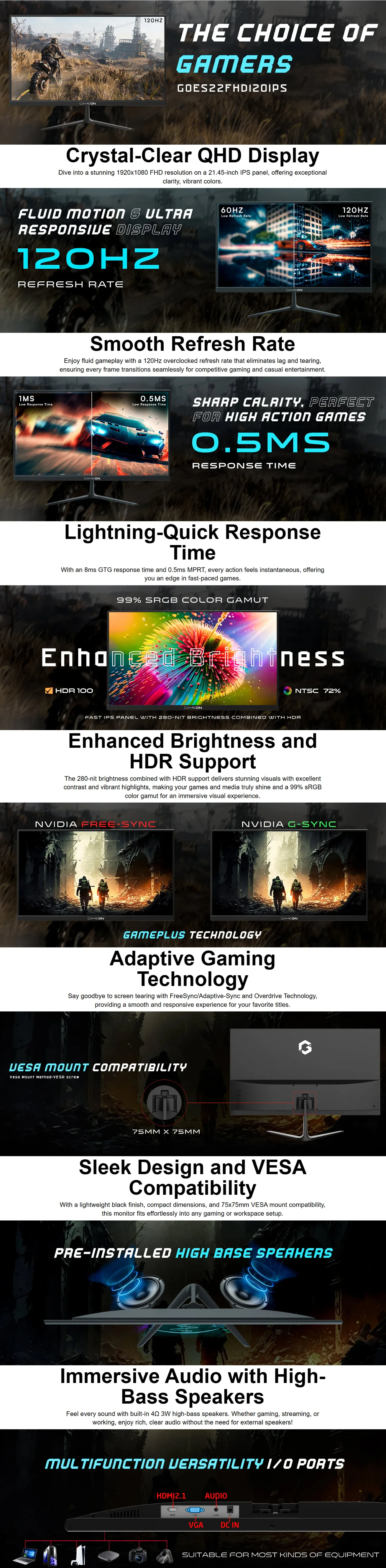 GAMEON GOES22FHD120IPS
