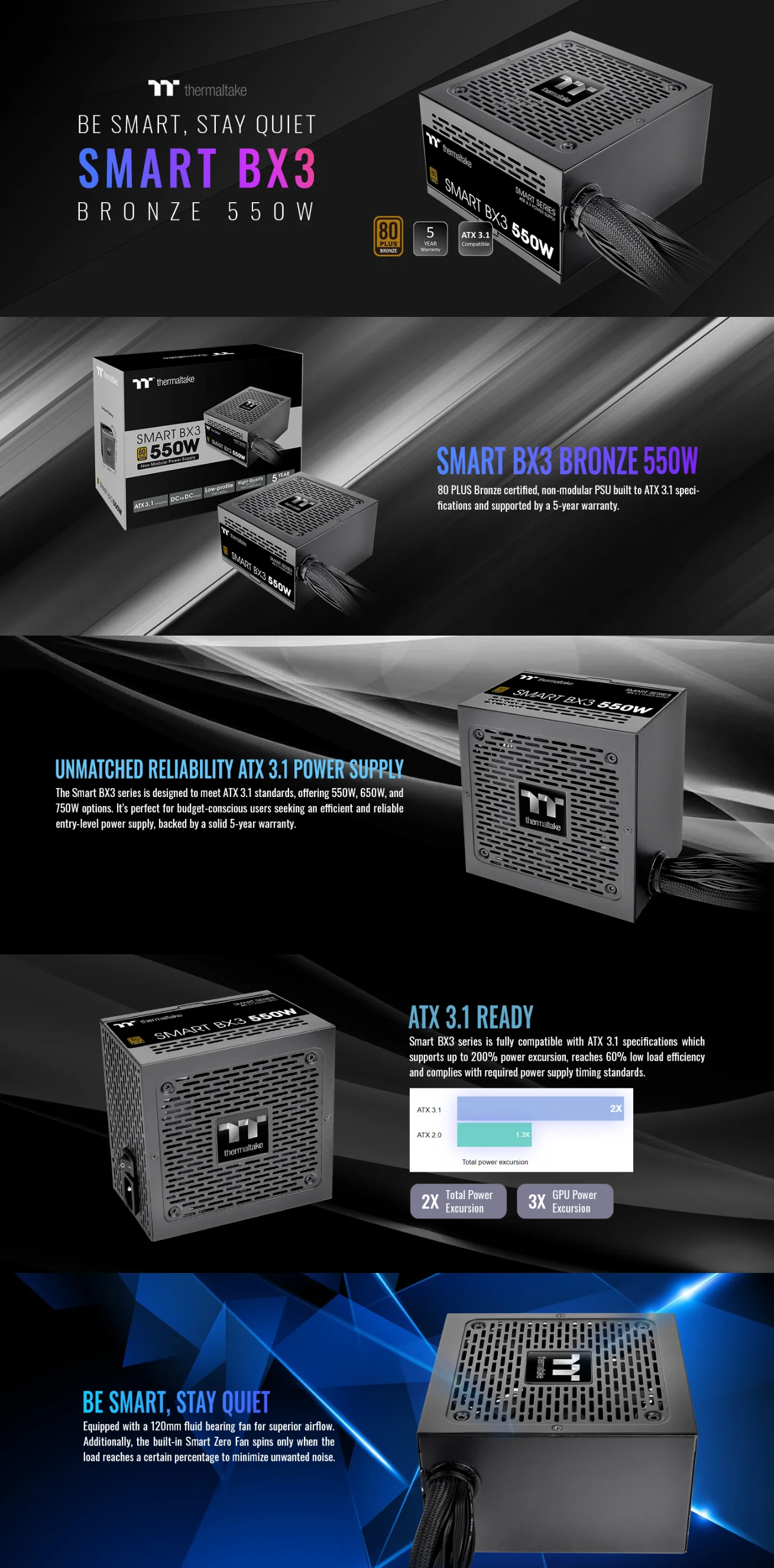 Thermaltake Smart BX3 Bronze 550W