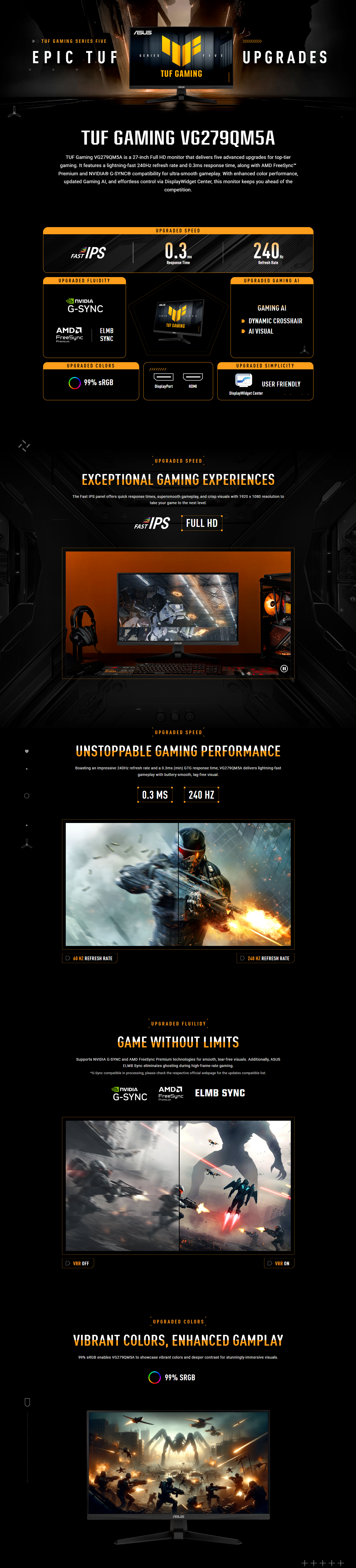 ASUS TUF Gaming VG279QM5A ASUS TUF Gaming VG279QM5A