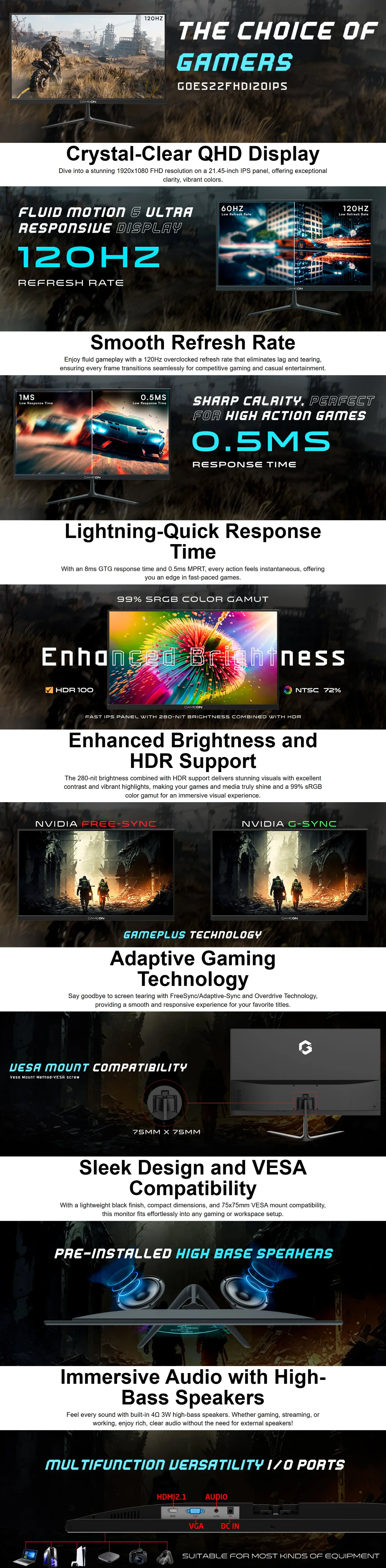 GAMEON GOES27FHD160IPS