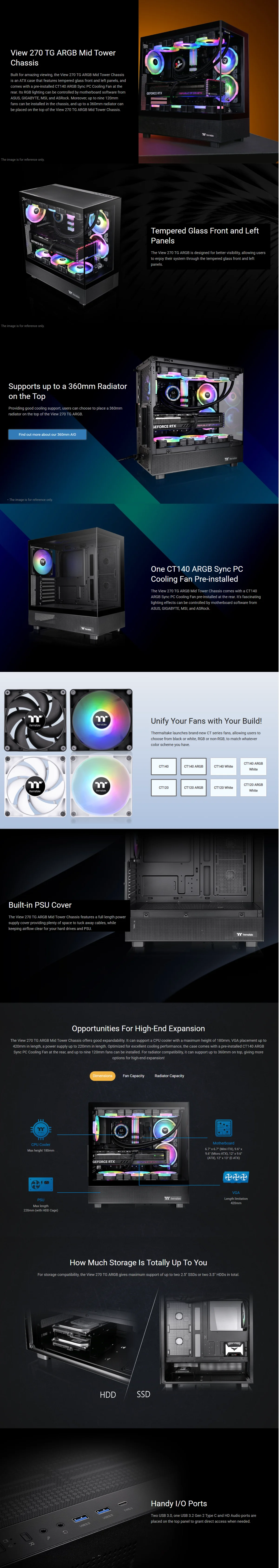 Thermaltake View 270 TG ARGB V2