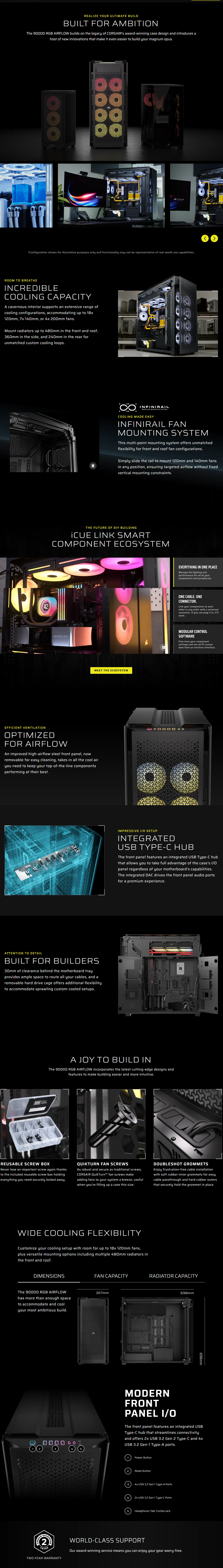 CORSAIR 9000D RGB AIRFLOW