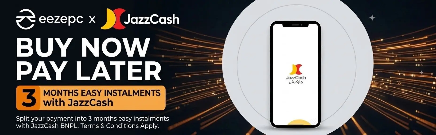 Buy electronics without credit card in Pakistan using JazzCash BNPL