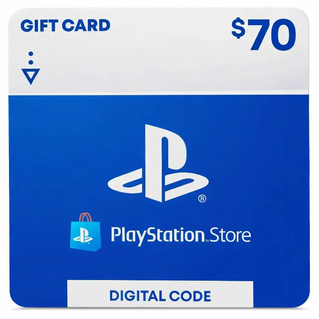 PlayStation Network Store Gift Card $70