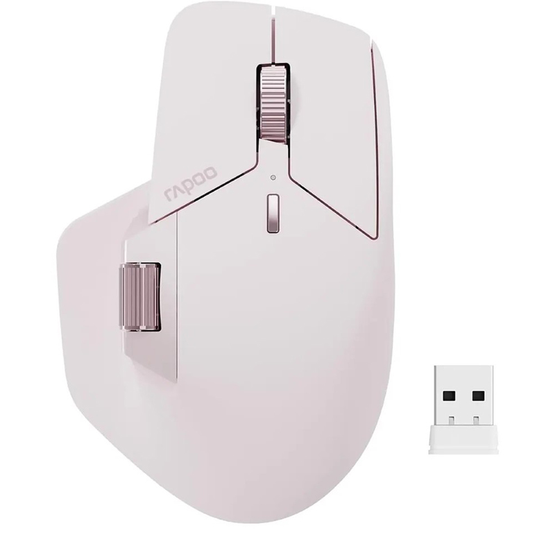 RAPOO MT760L Multi-mode Wireless Mouse Pink