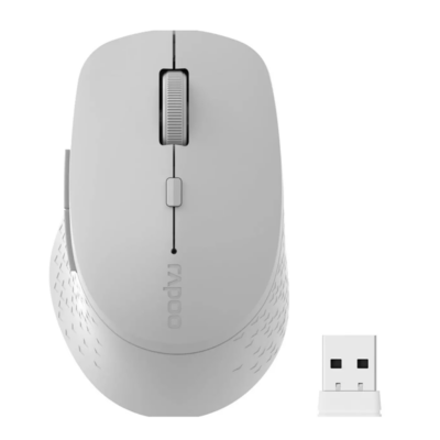 RAPOO M300 Silent Multi-mode Wireless Mouse - Light Grey