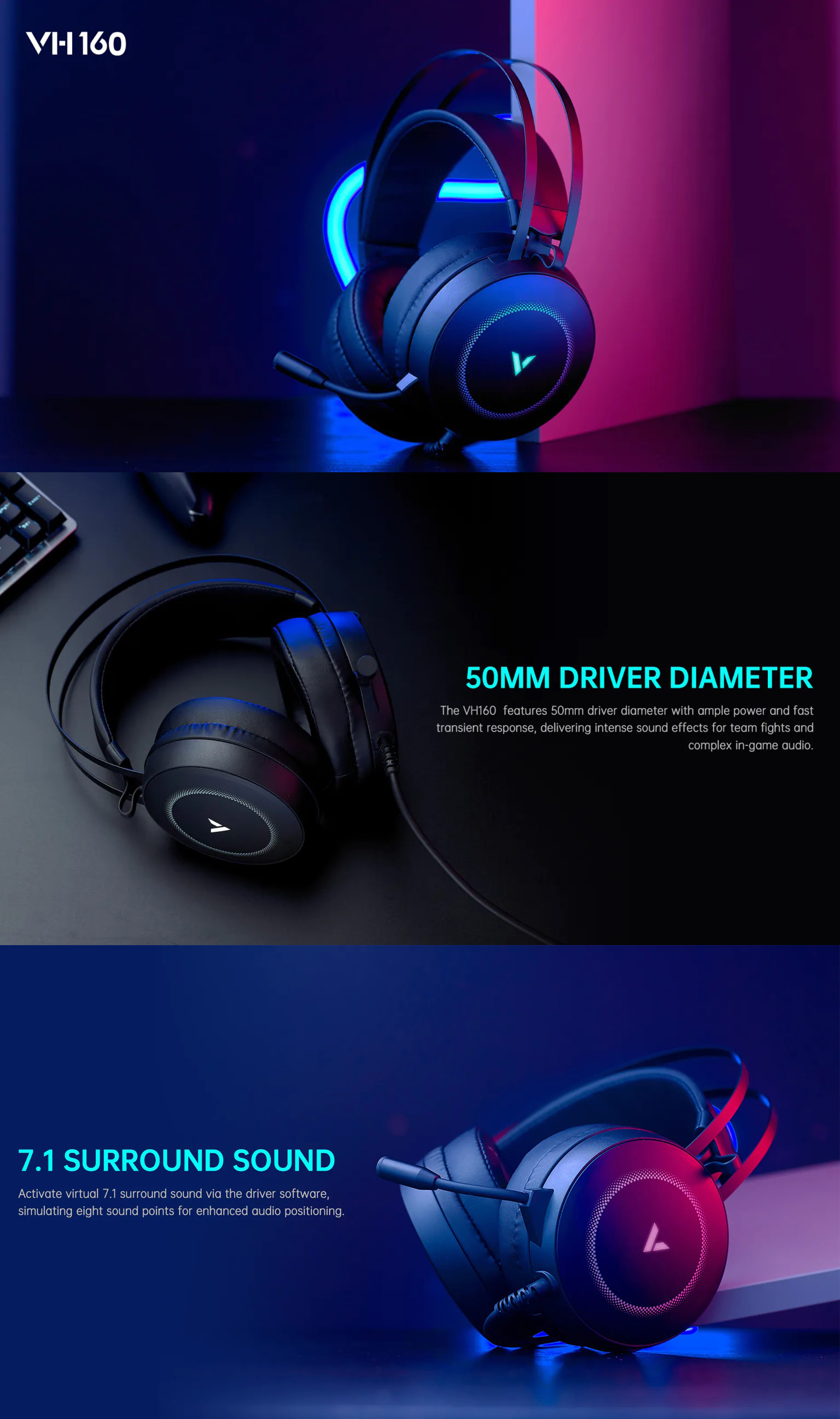 RAPOO VH1600 Gaming Headset RAPOO VH1600 Gaming Headset