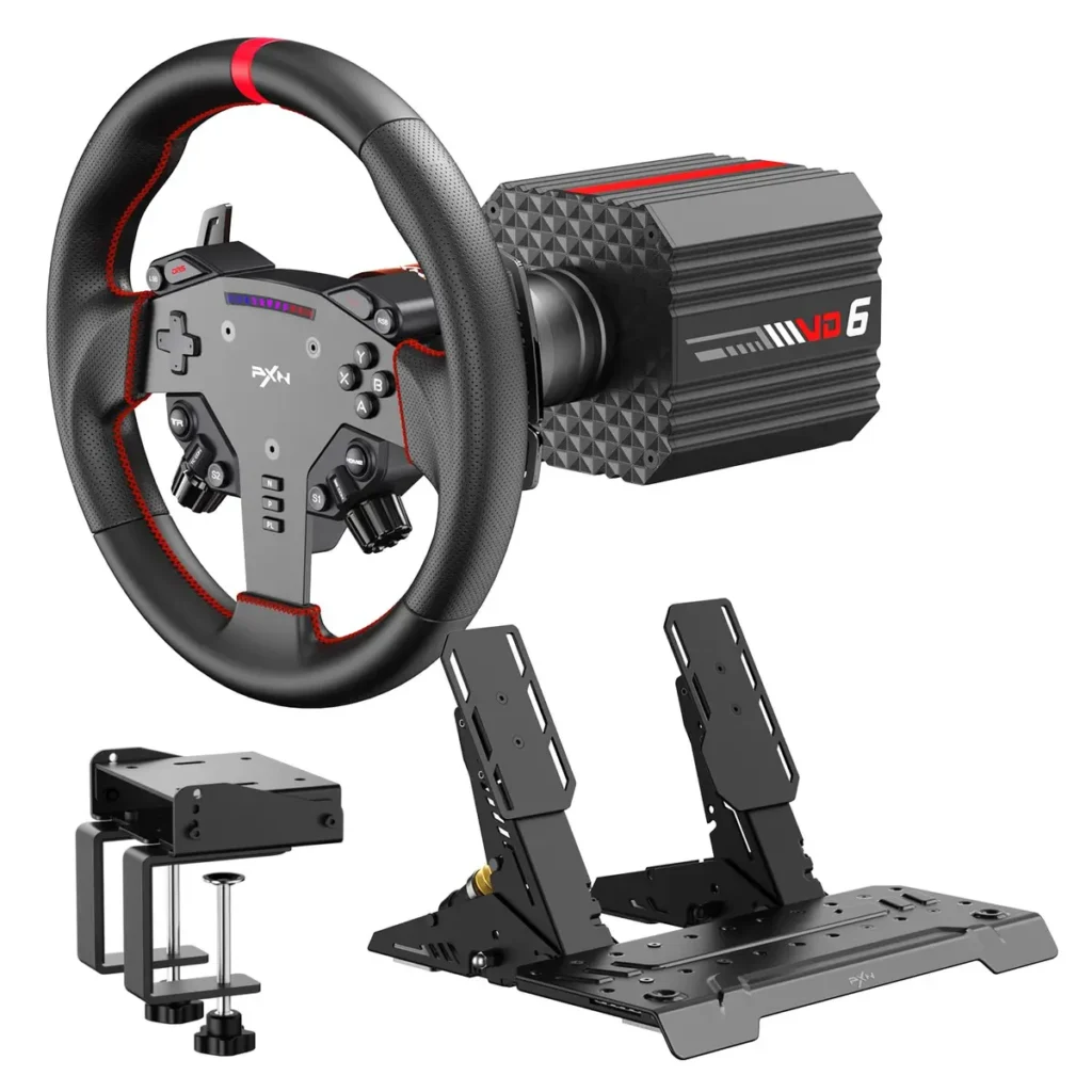 PXN VD6 Bundle PC Steering Wheel and Pedals price in Pakistan