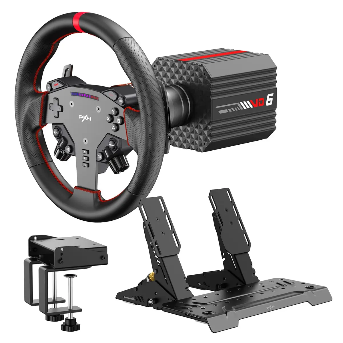 PXN VD6 Bundle PC Steering Wheel and Pedals price in Pakistan