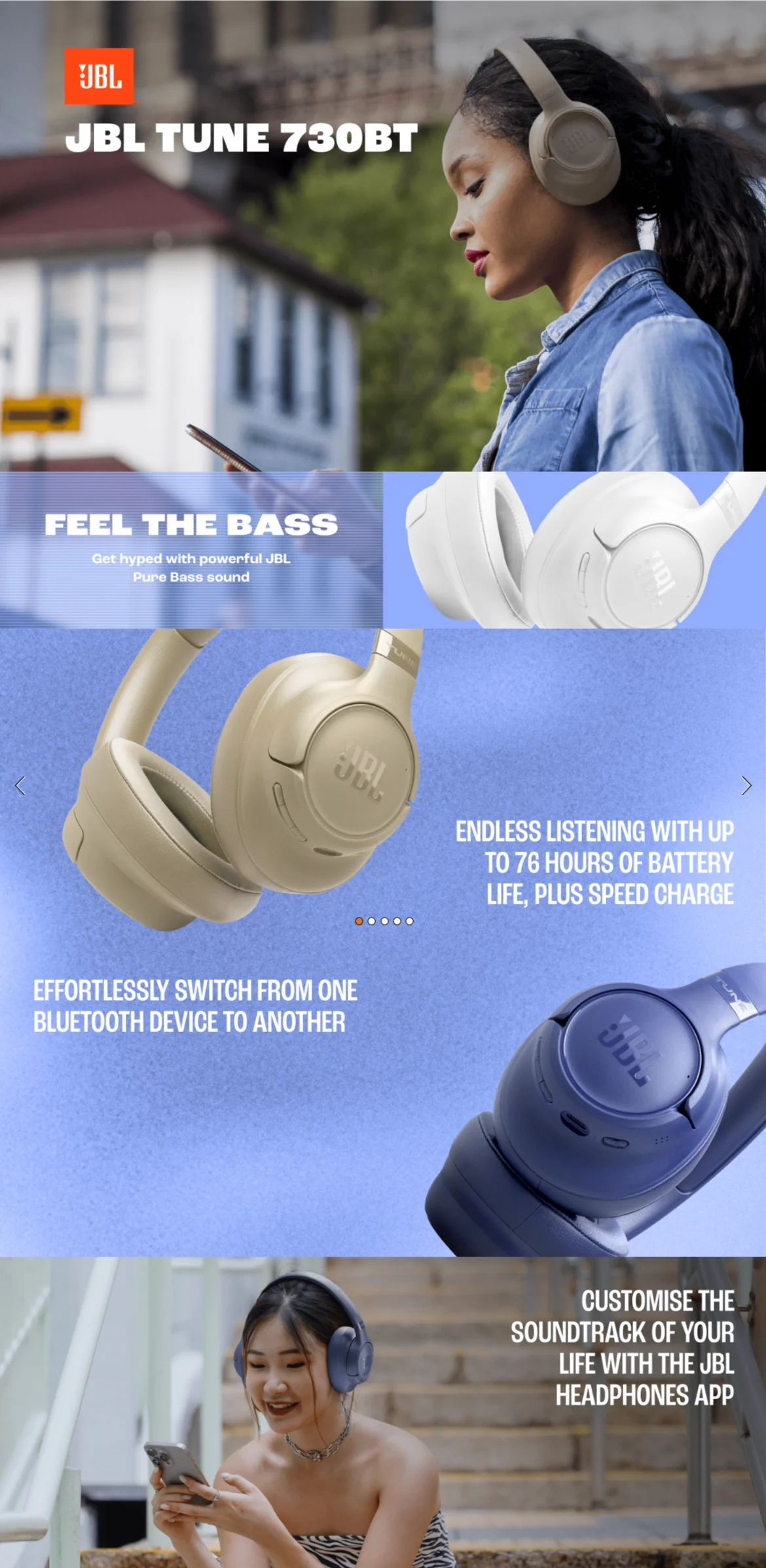 JBL Tune 730BT JBL Tune 730BT