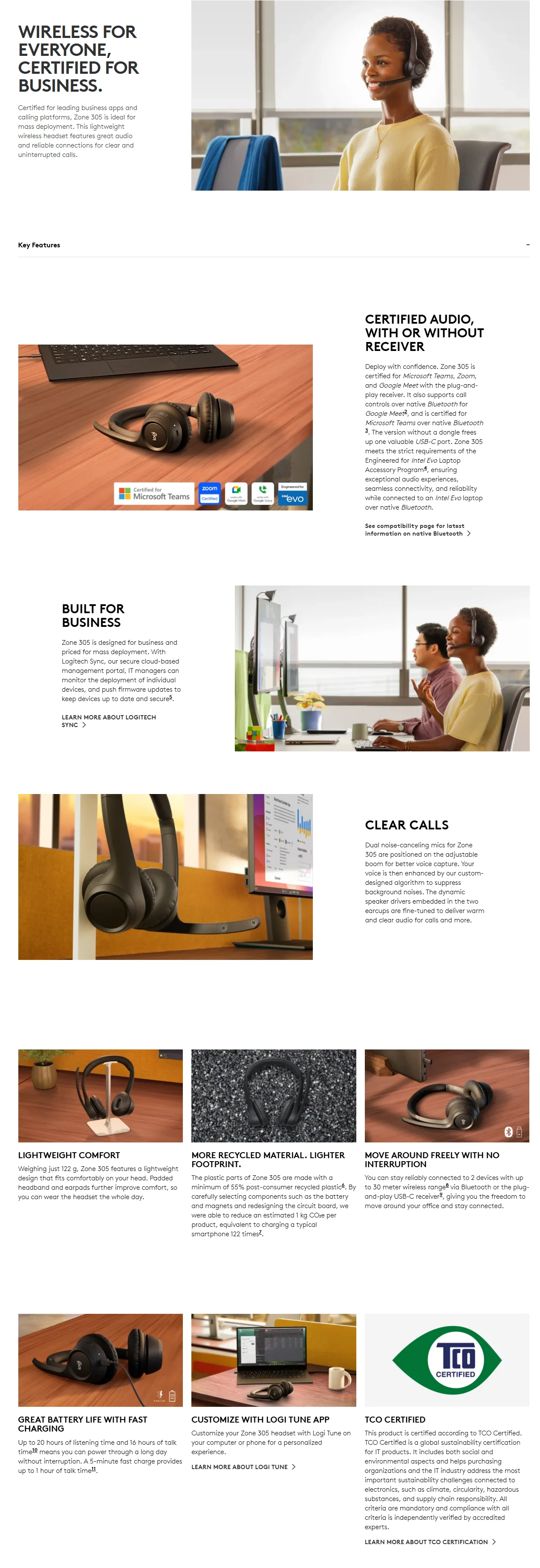Logitech Zone 305 Logitech Zone 305