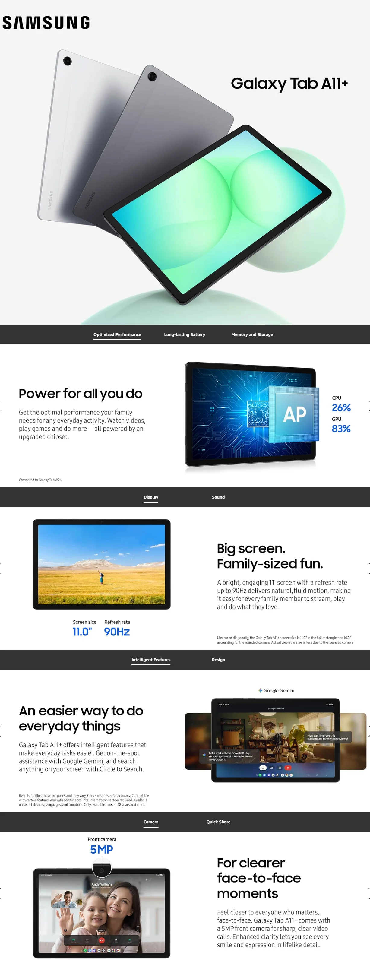 Samsung Galaxy Tab A11+ Samsung Galaxy Tab A11+